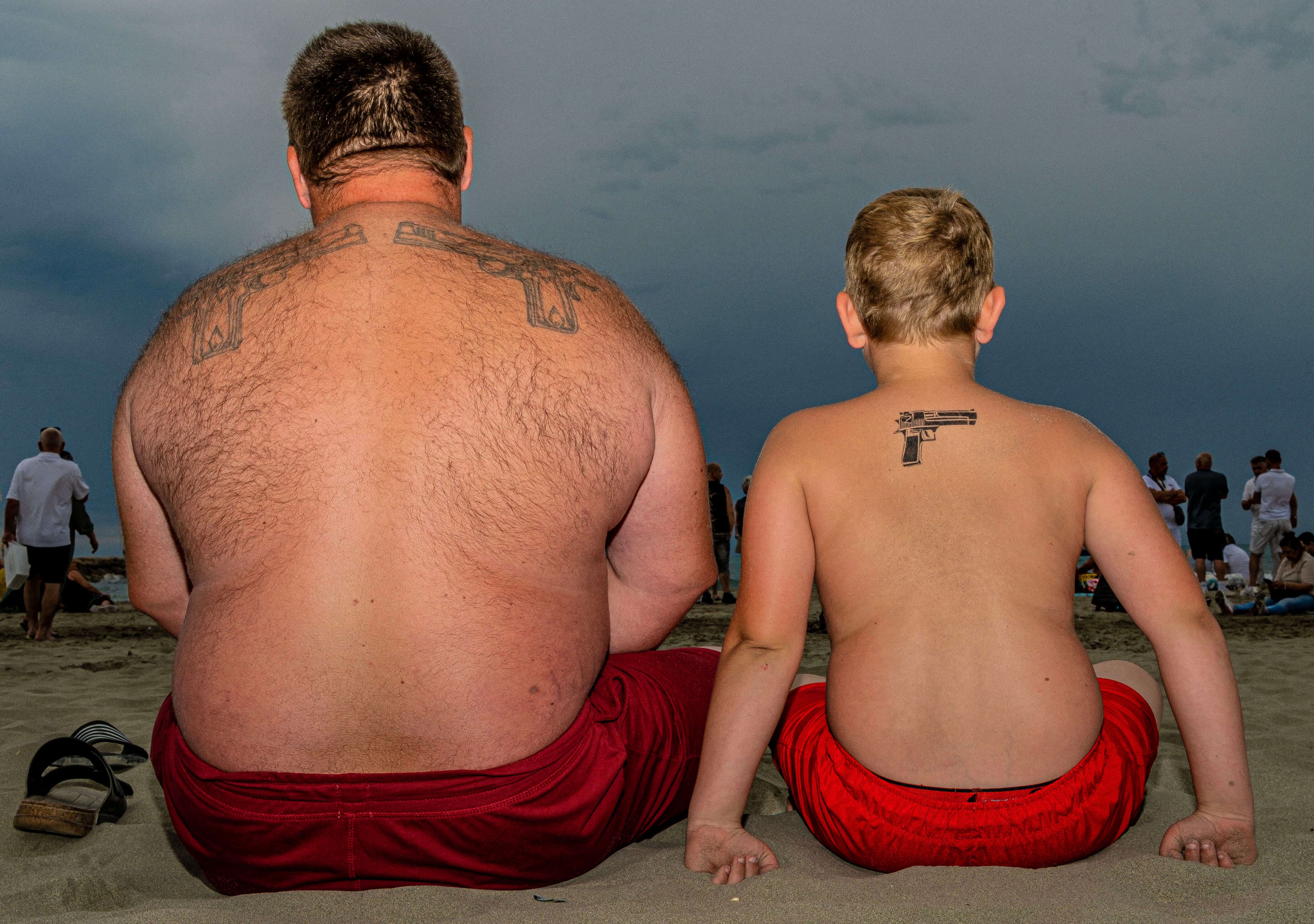 Father and son by Chloe Kerleroux, frame 1 of 1
