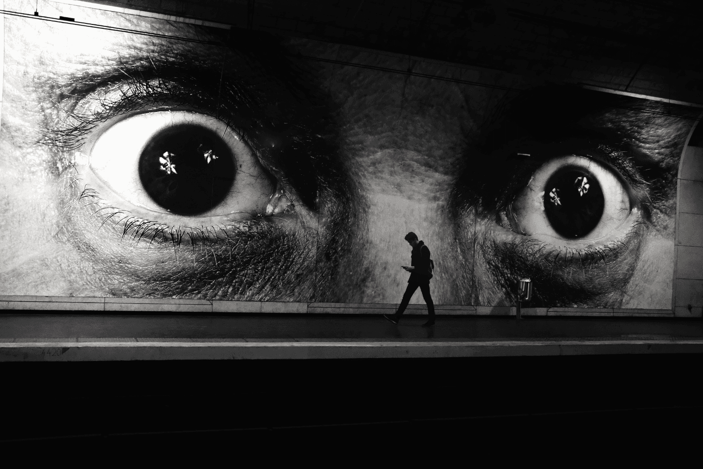 Big Brother in black & white